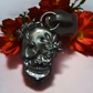 #5 Floral Skull Zipper Pulls