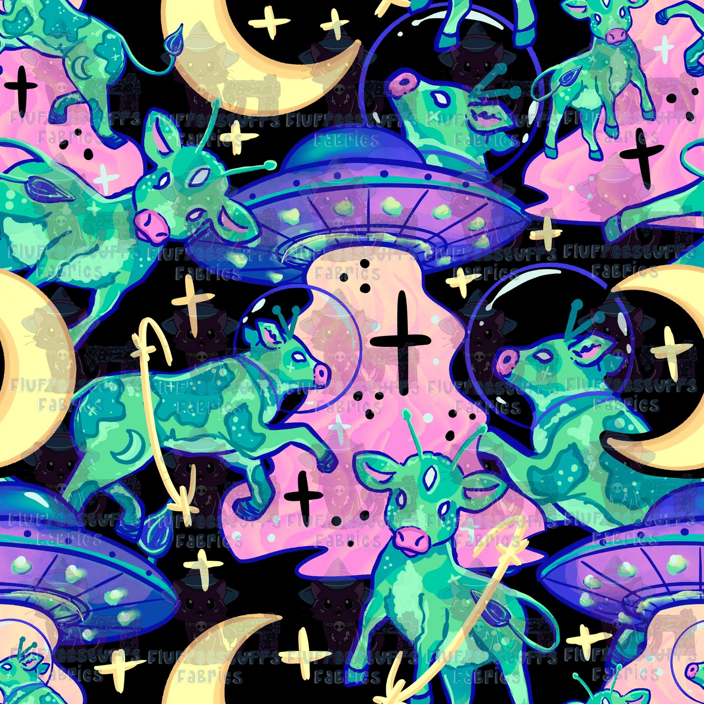 Alien Hex Cows A