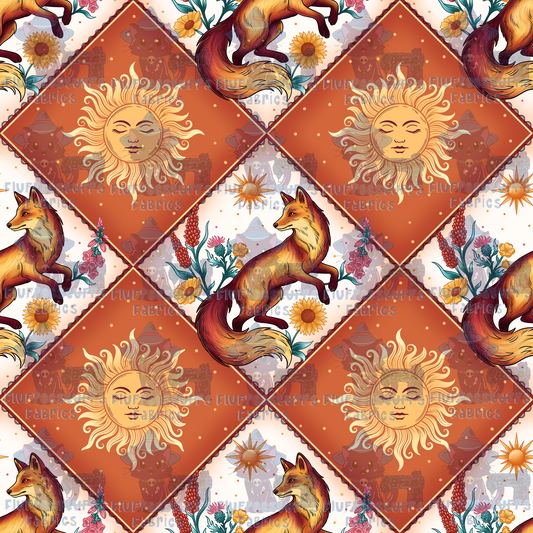 Animal Patchwork Daylight Fox