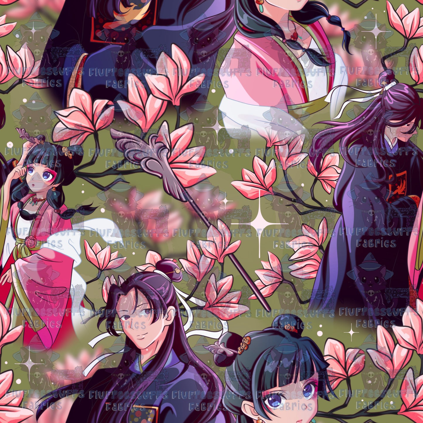 Apothecary Romance Couple Green