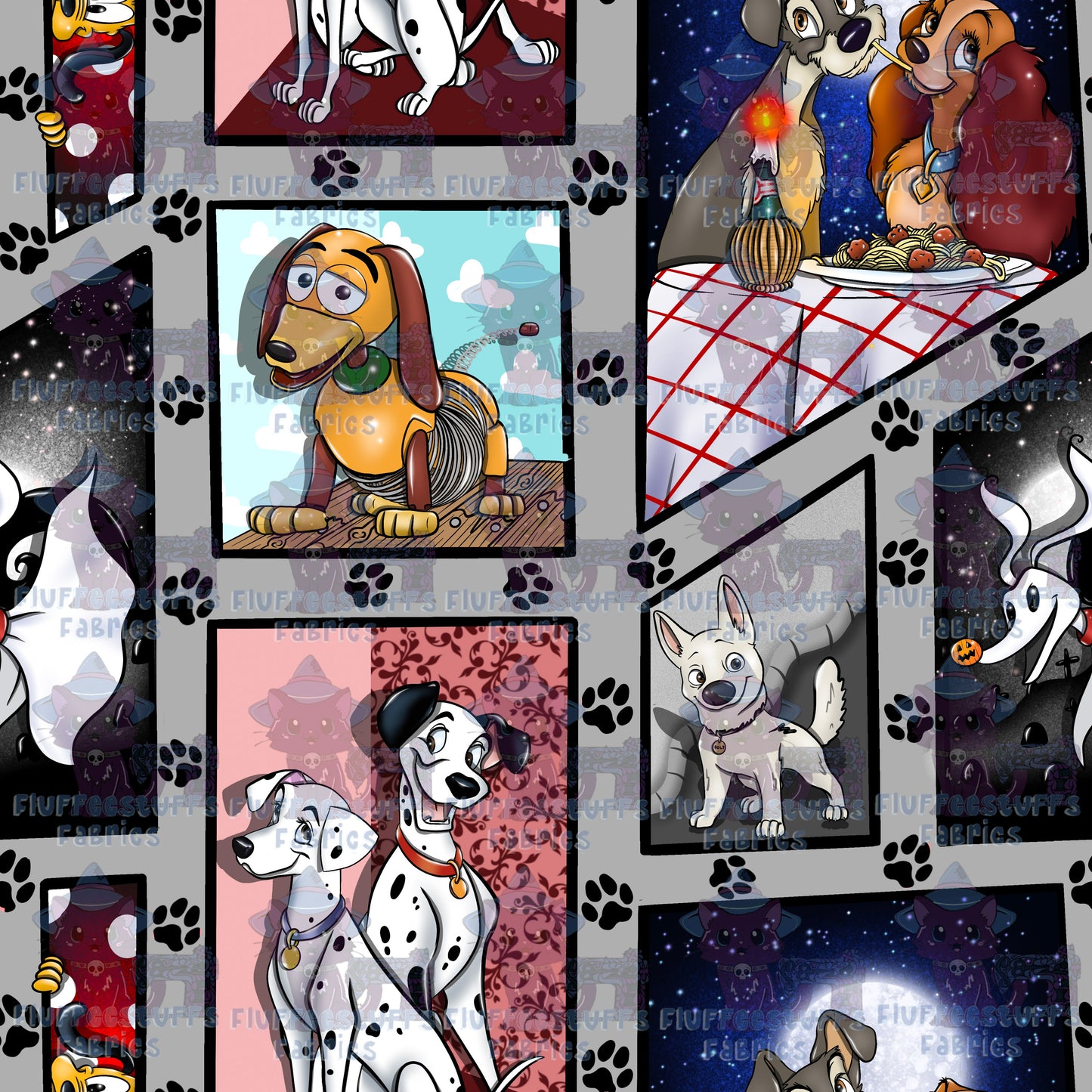 Big House Dog Friends Quilt