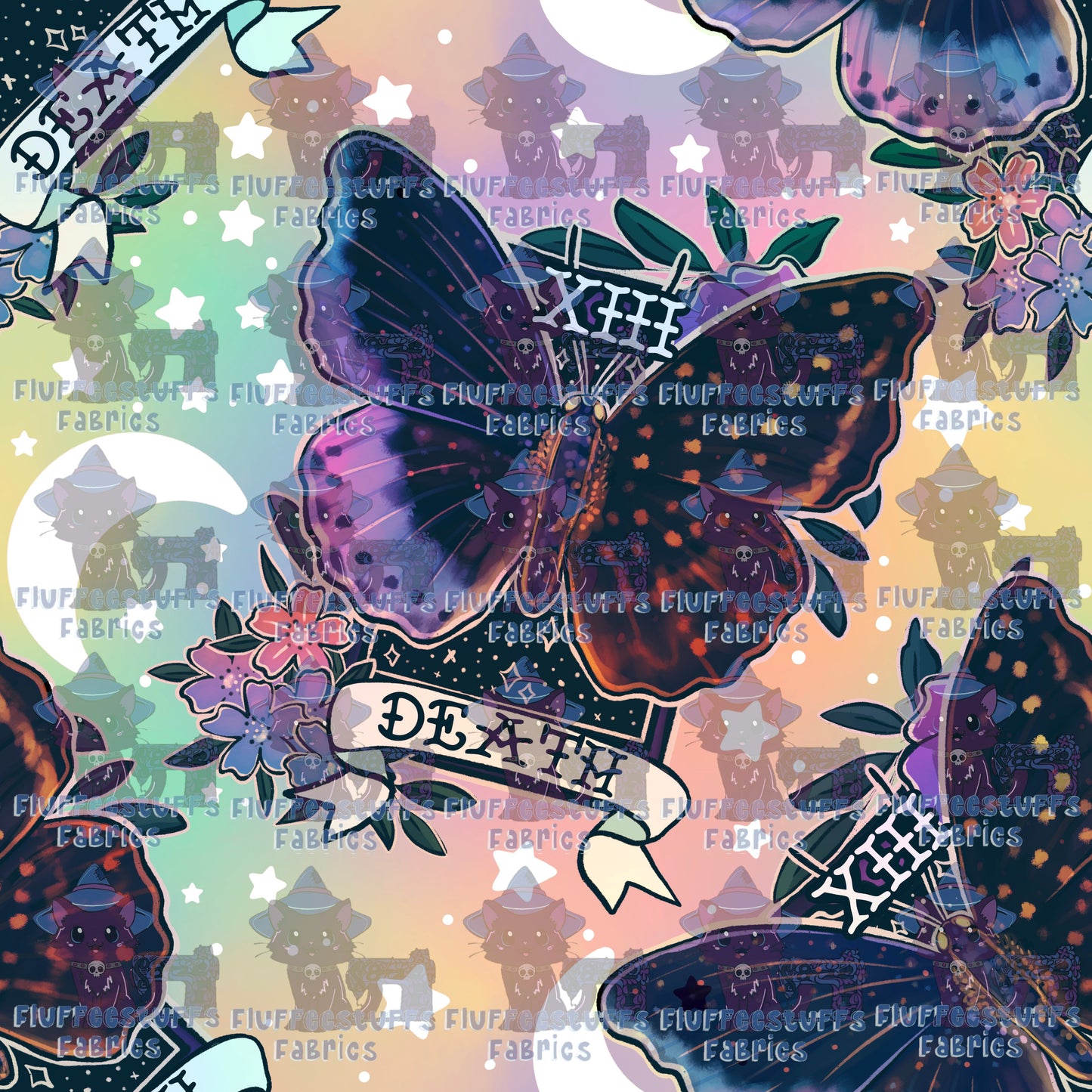 Butterfly Tarot Bilateral Death Pastel