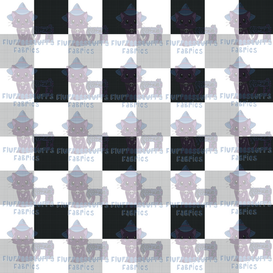 Black and White Plaid by VelvetHue