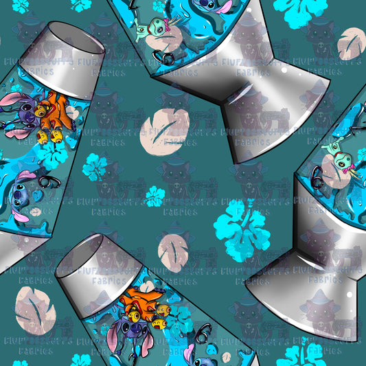 Blue Alien Lava Lamp