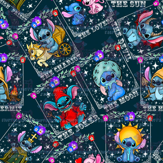 Blue Alien Tarot