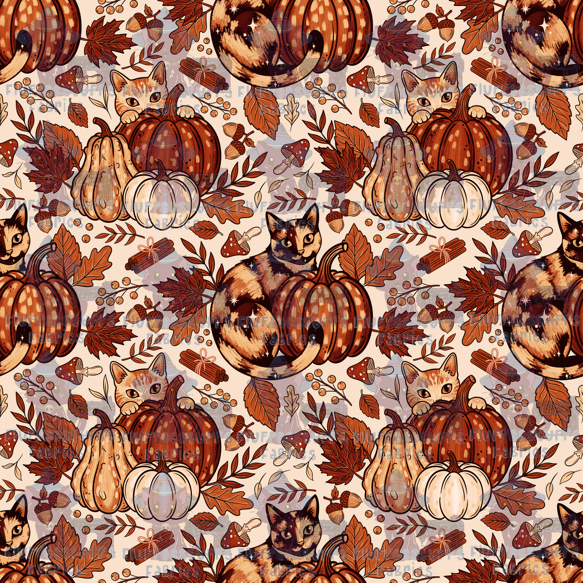 Calico Kitty Pumpkins