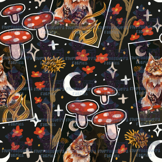 Cat Card Cottagecore