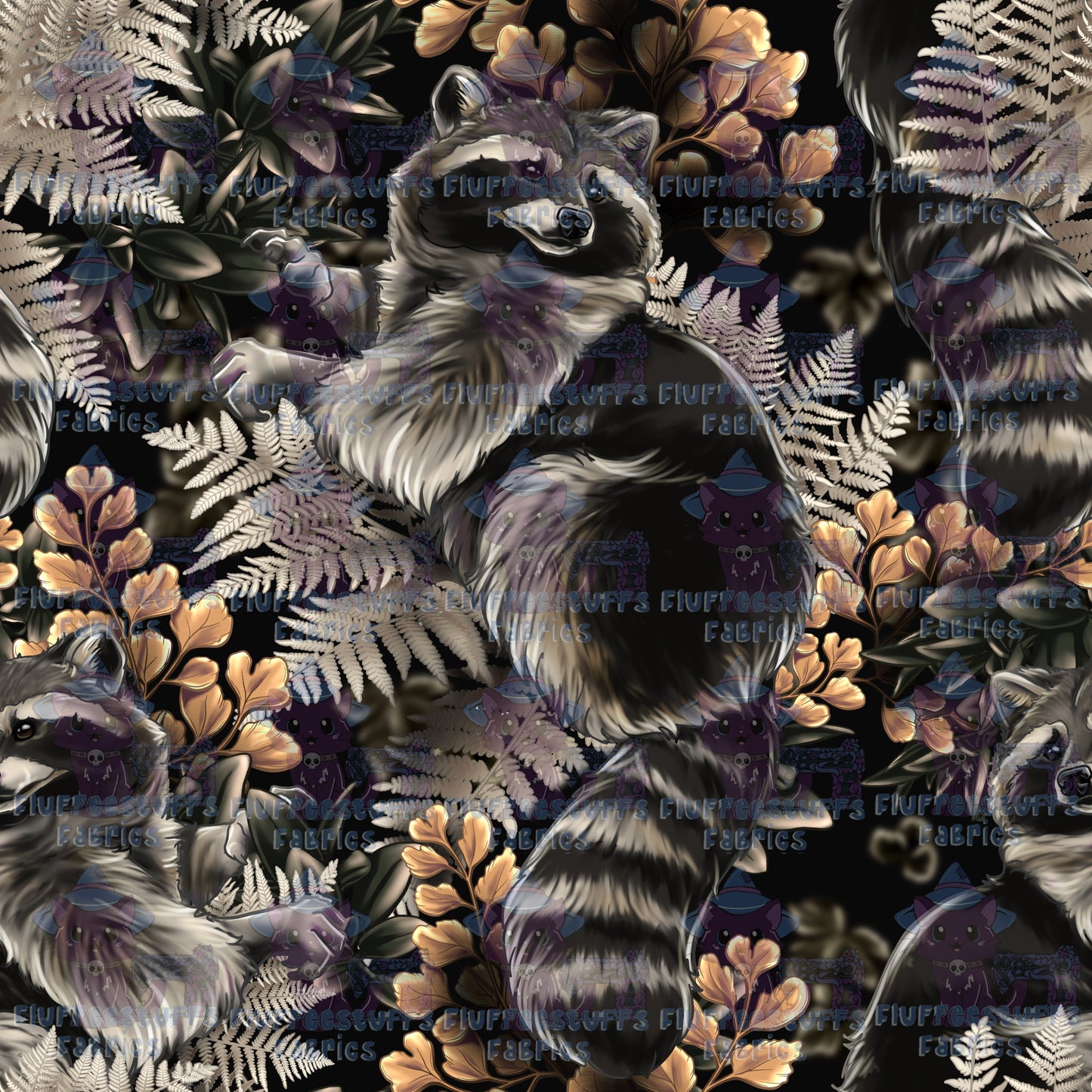 Citrus Critters Raccoon Sunrise