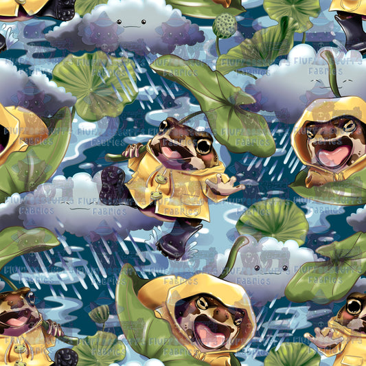 Citrus Critters Rainy Day Frogs Dark