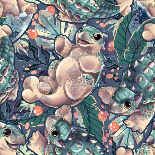 Citrus Dinos Ankylosaurus Baby Bumpy