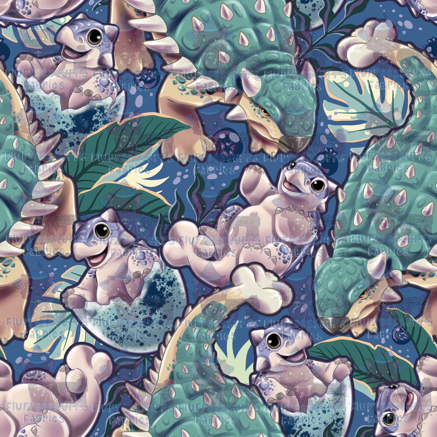 Citrus Dinos Ankylosaurus Loving Parent