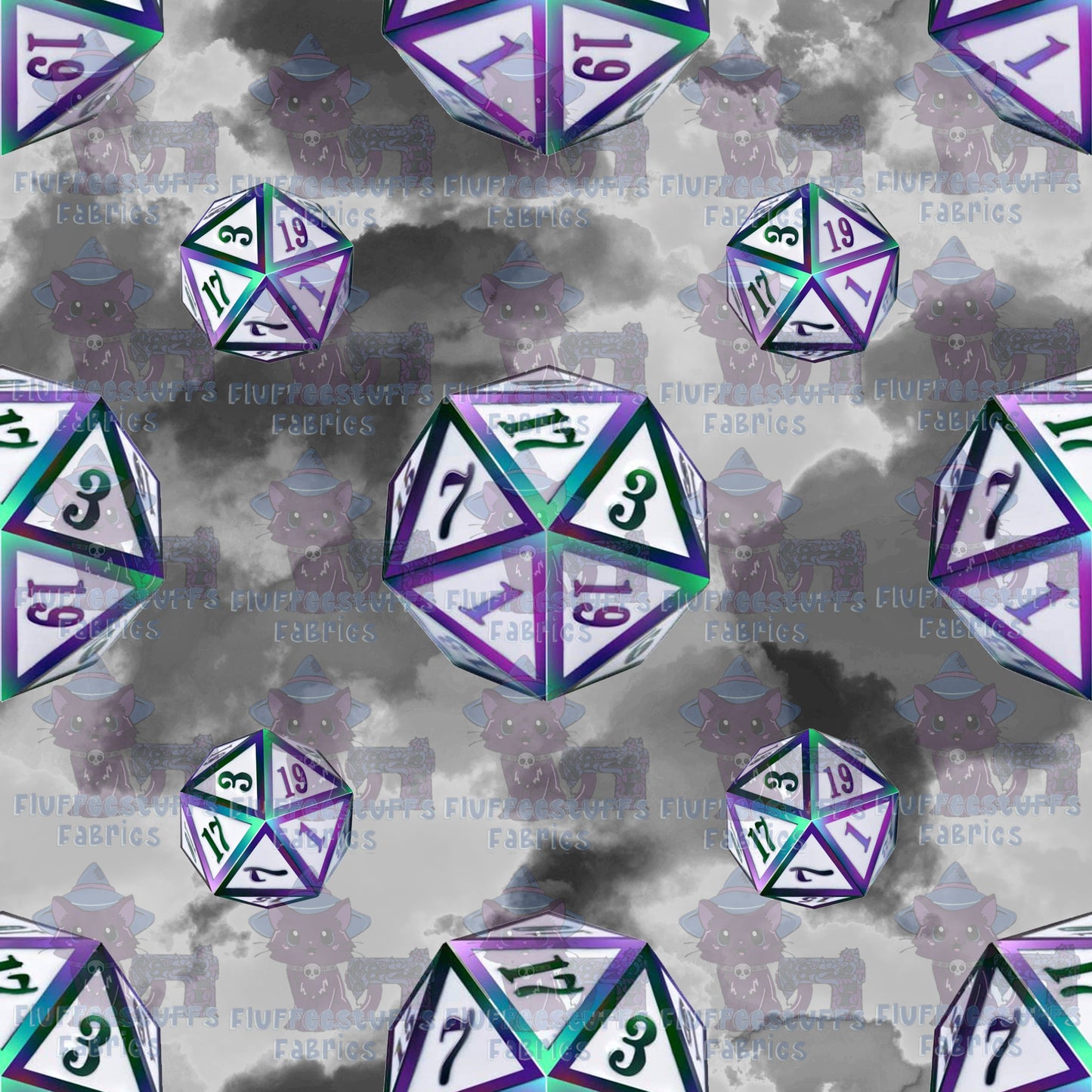 Dice and Storm Clouds