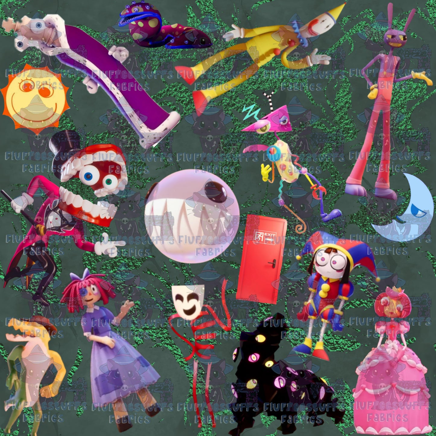 Digital Circus Character Toss