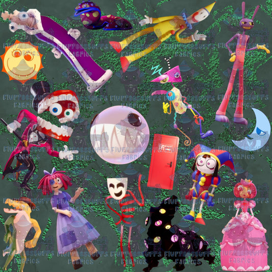 Digital Circus Character Toss