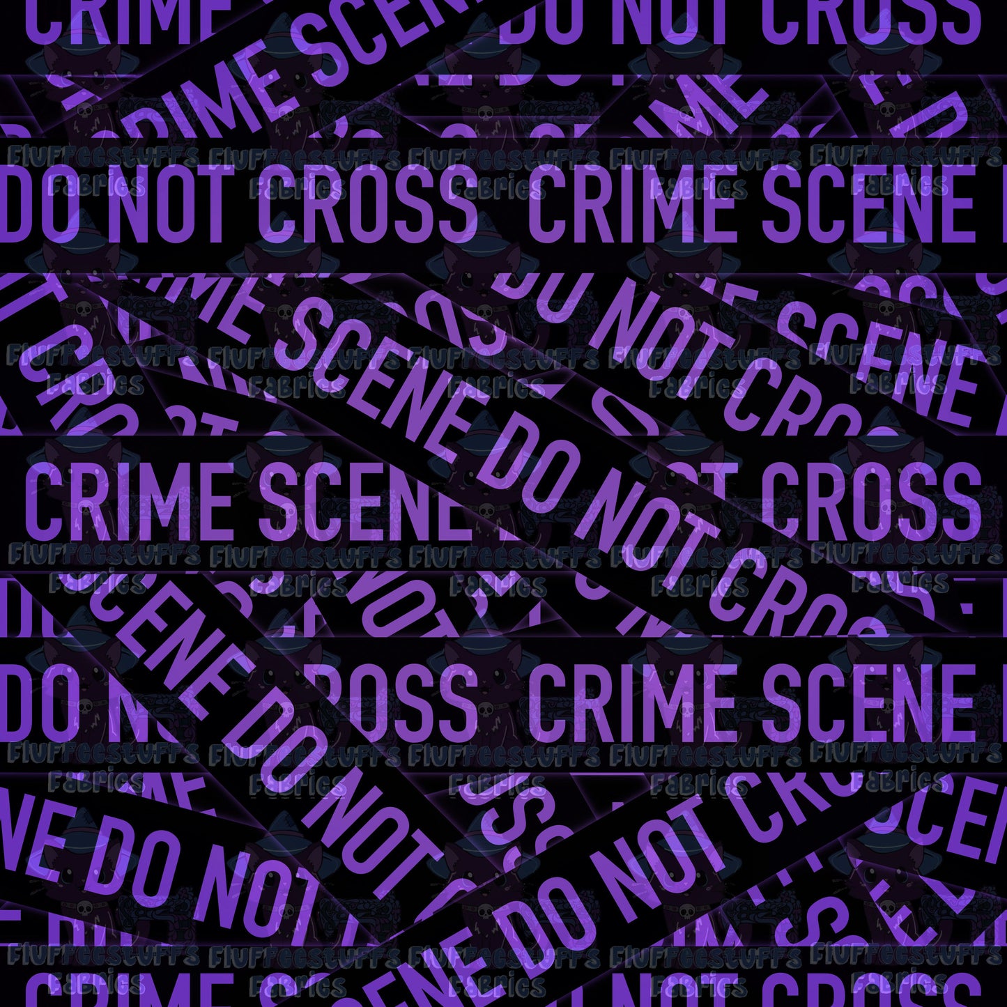 Crime Scene Tape Purple