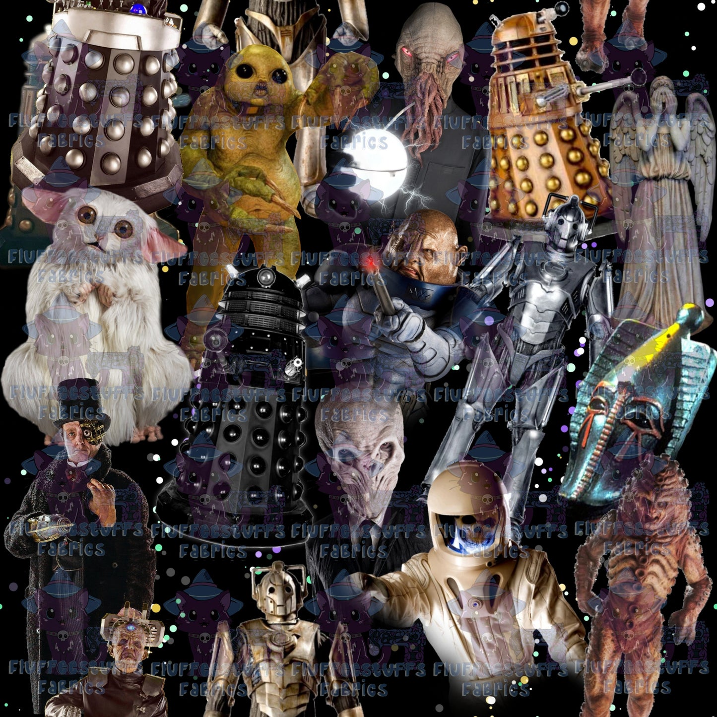 Doctor Police Box Villains Toss