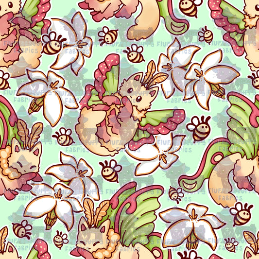 Fairy Familiars Cat Moth Cutie