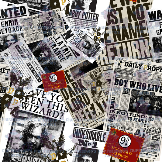 Famous Wizards Newspaper Headlines