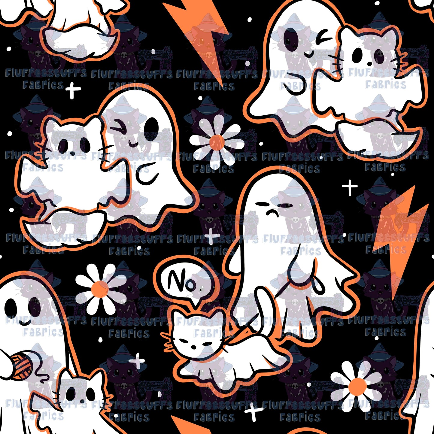 Ghost Walker Cat Night