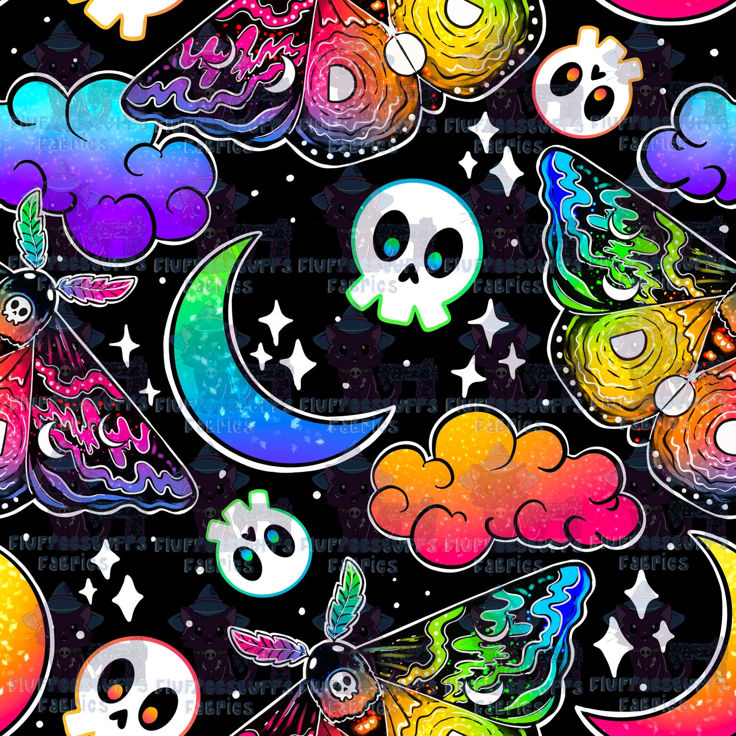 Goth Moth Rainbow A