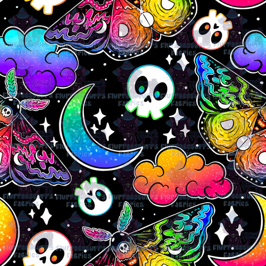 Goth Moth Rainbow A