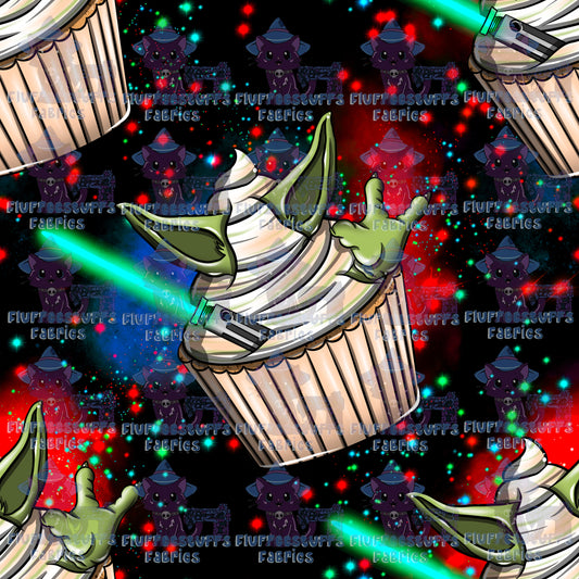 Space Wars Green Master Cupcakes