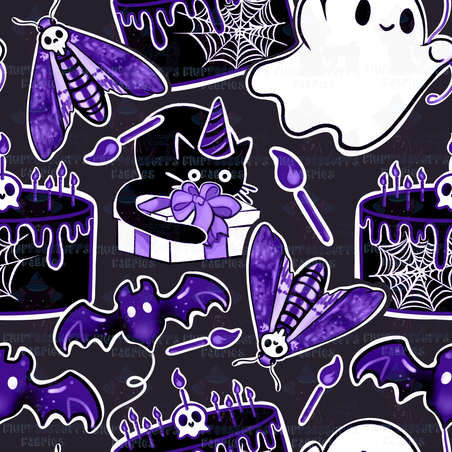 Haunted Birthday Royal Purple