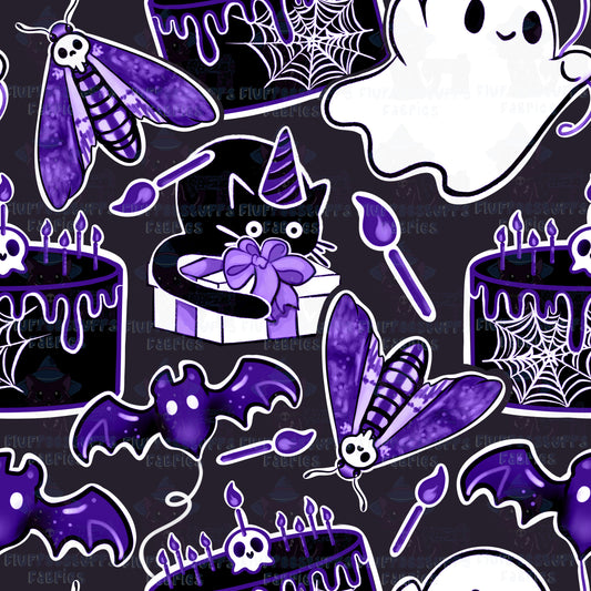 Haunted Birthday Royal Purple