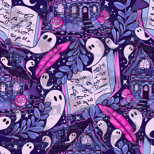 Haunted Library Pastel