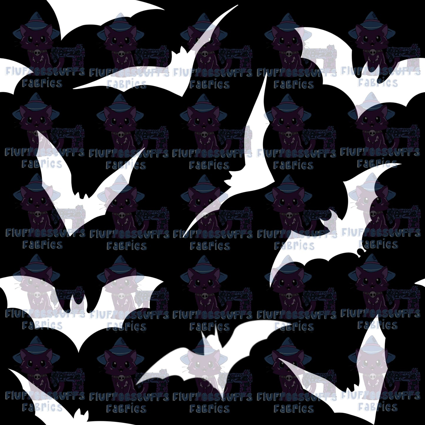 Hex Bats on Black