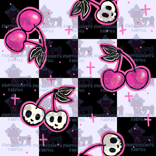 Hex Cherries Pink Goth B