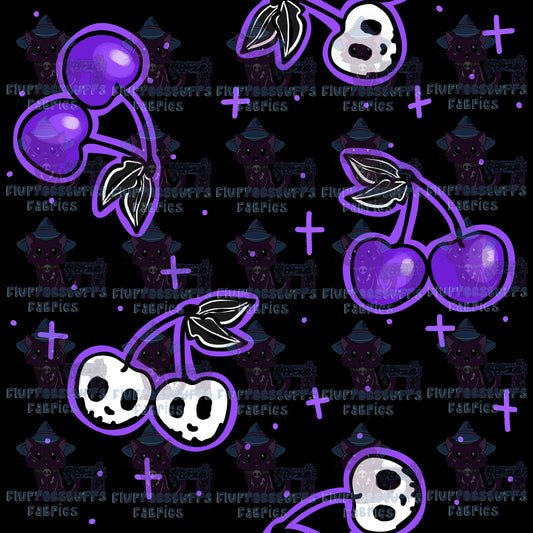 Hex Cherries Purple Goth A