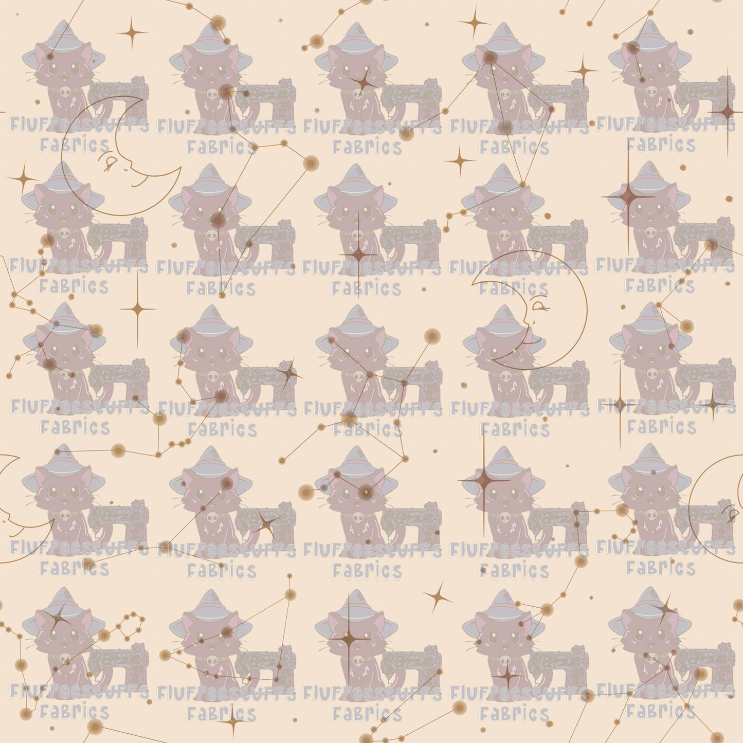 Hex Constellations Beige