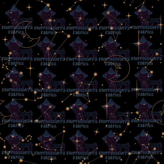 Hex Constellations Black and Gold