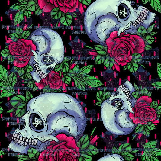 Hex Rosey Skulls