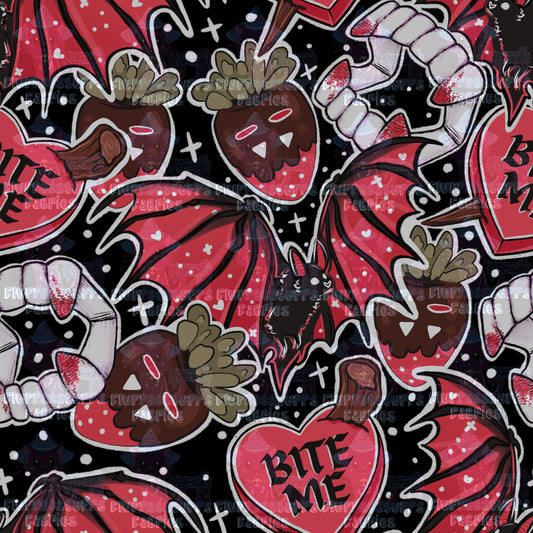 Hex Valentine Bats