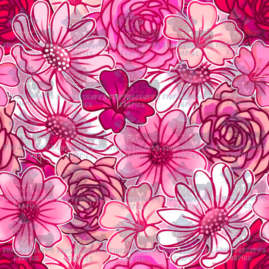 Hextober Pink Florals