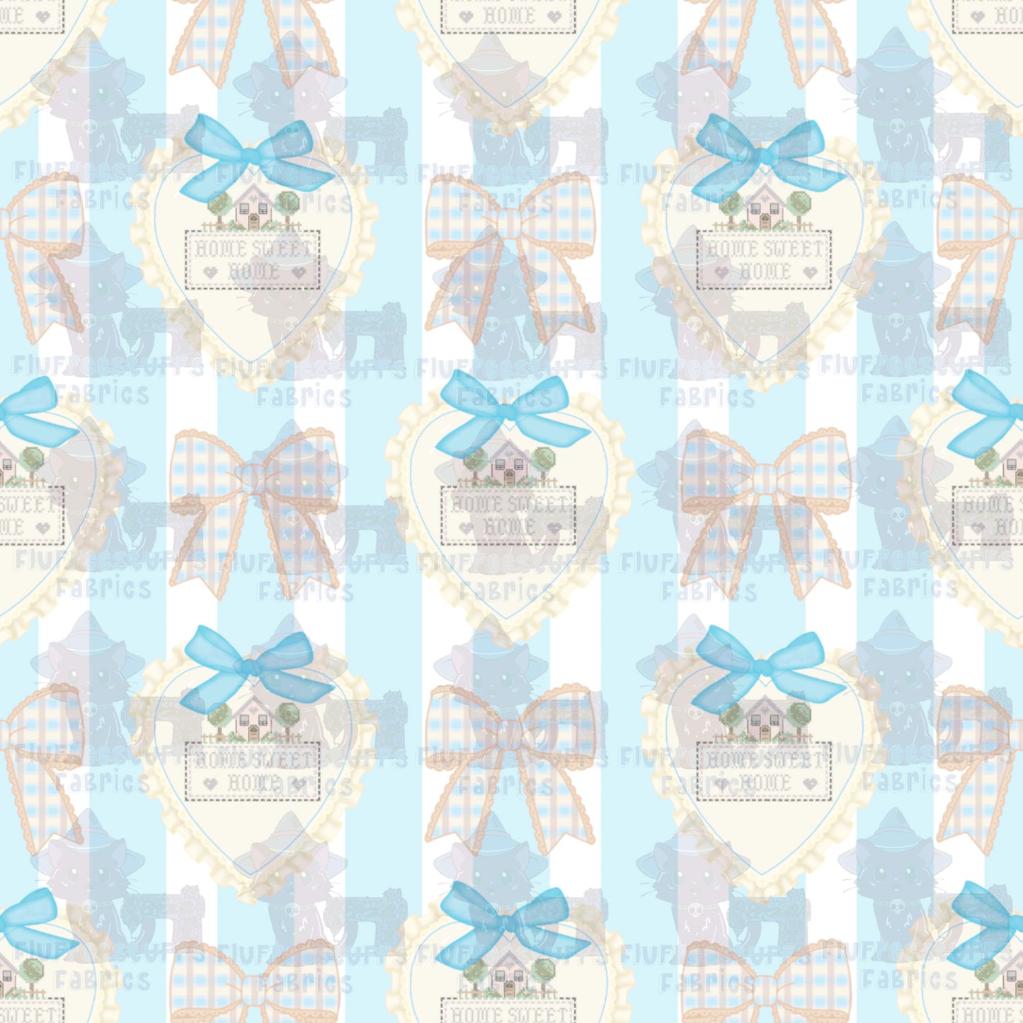 Home Sweet Home Blue