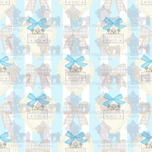 Home Sweet Home Blue