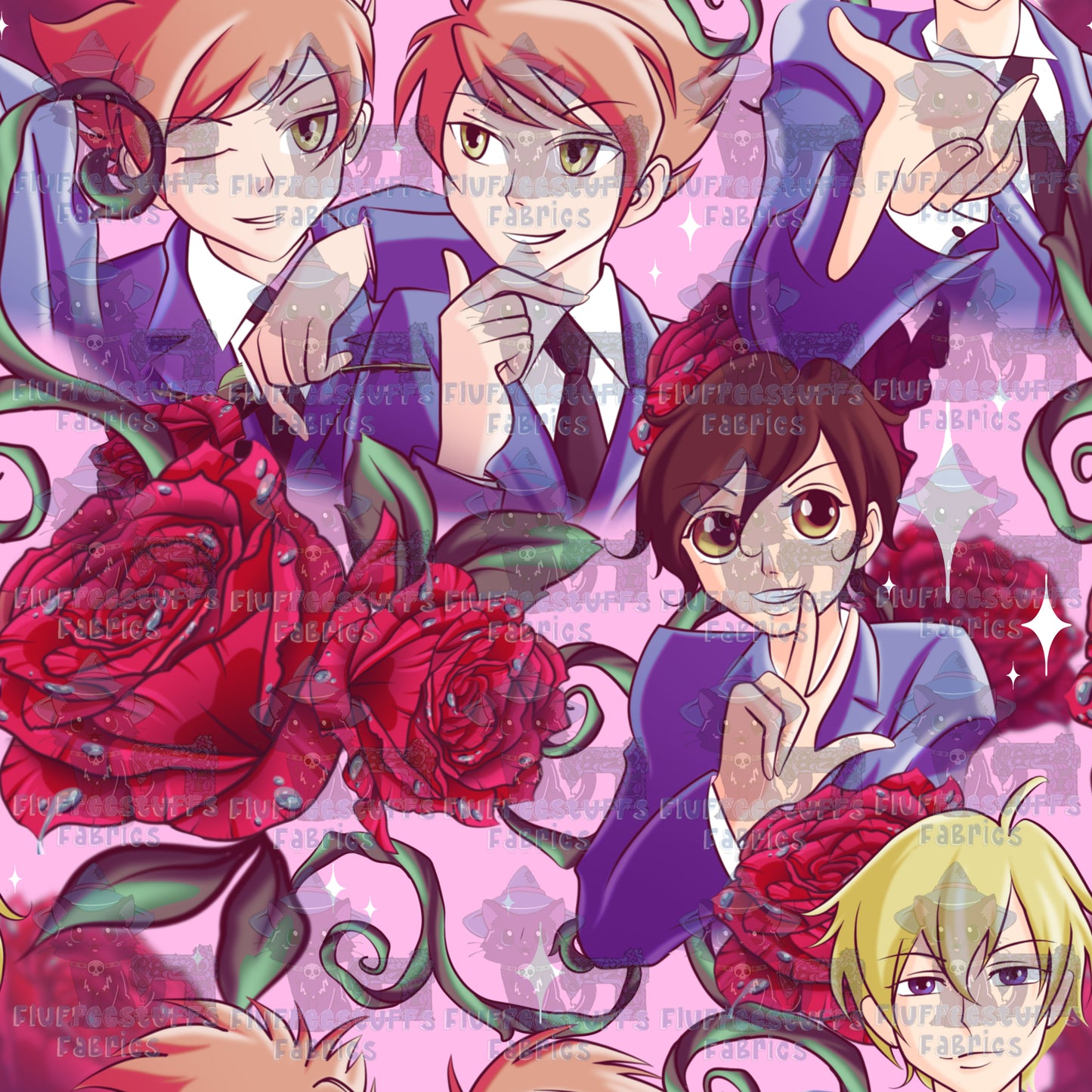 Host Club Character Floral A