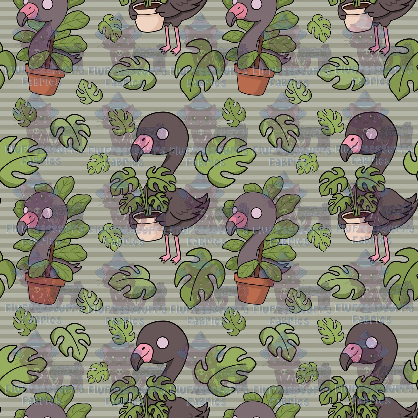 Jerry Chronicles Flamingo Garden B