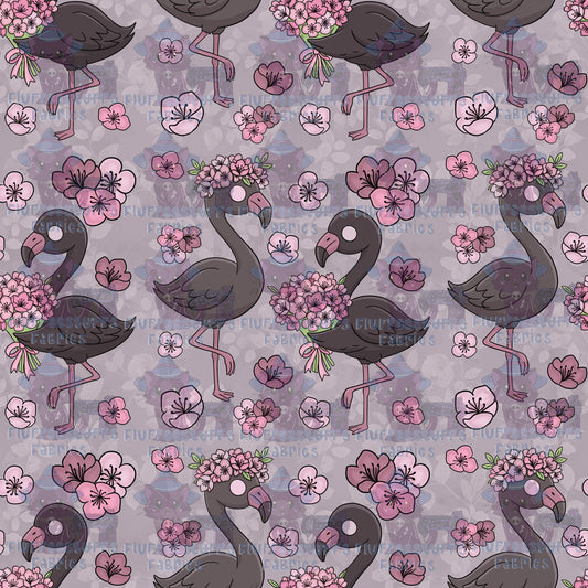 Jerry Chronicles Flower Flamingo A