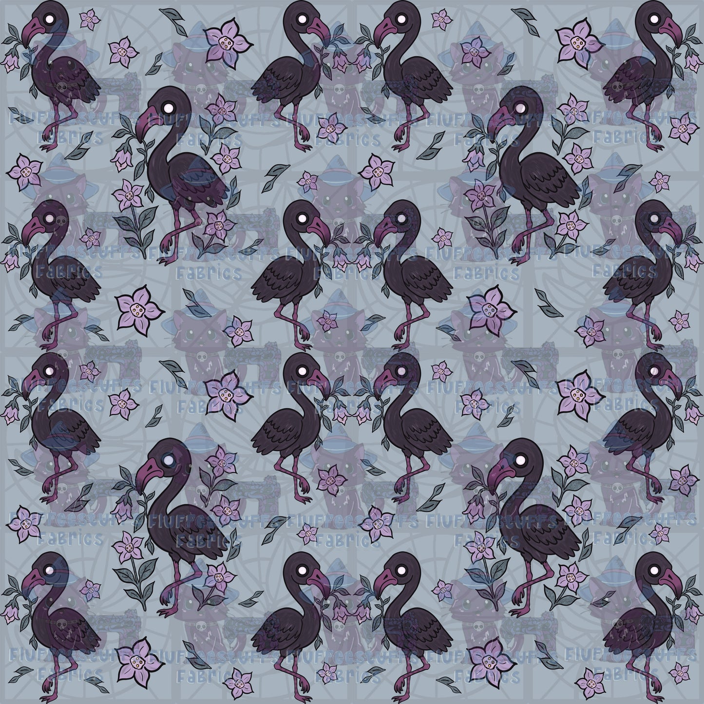 Jerry Chronicles Soft Blue Floral