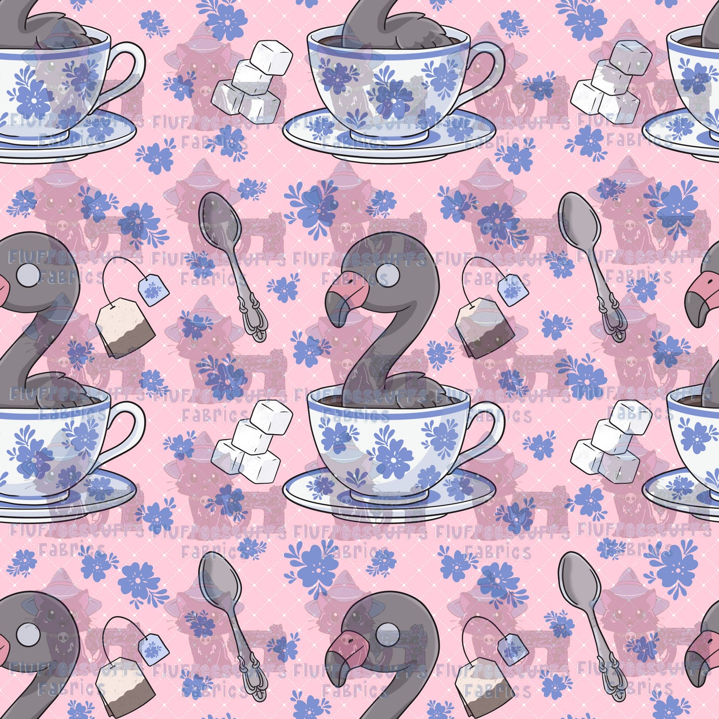 Jerry Chronicles Tea Time Flamingo B