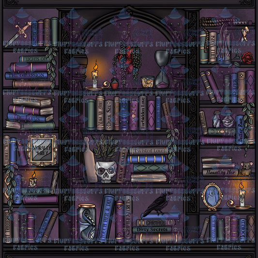 Library Shelves Gothic Citrine