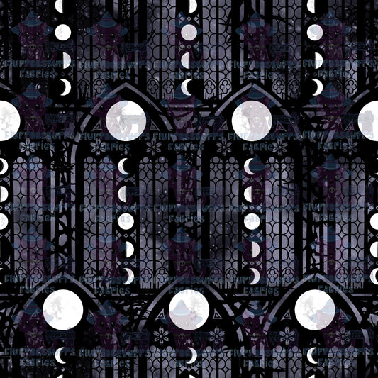 Lunar Stained Glass Greyscale