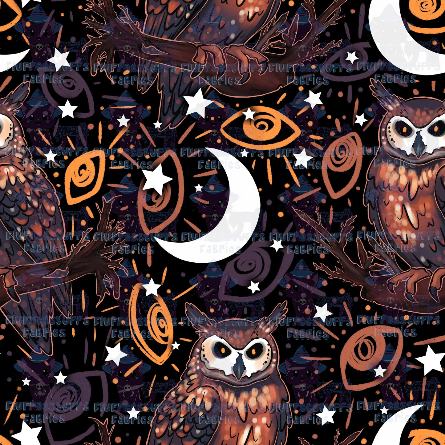 Moon Over the Owl Familiar