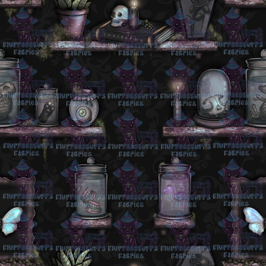 Oddities Library Shelves A