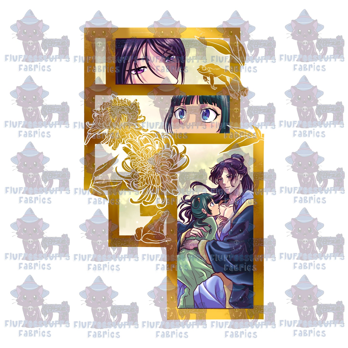 Panel Apothecary Romance Gold