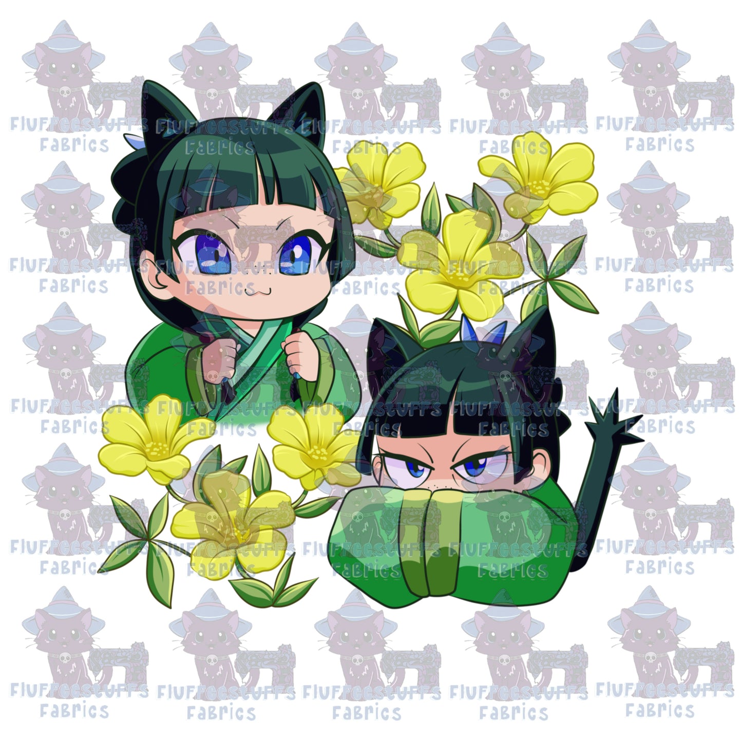 Panel Apothecary Romance Meow Mao